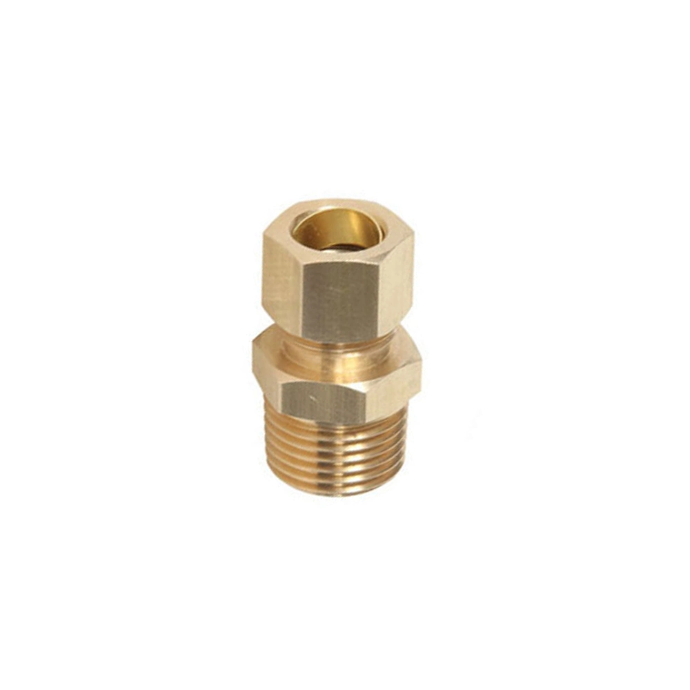 OEM Customized Brass Elbow Pipe Fittings Machinery Metal Spare Parts