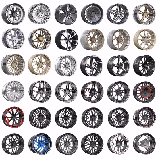 Benutzerdefinierte 17 18 19 20 22 23 24 Zoll 5X114,3 5X120 6 Löcher geschmiedete Legierung Auto Radnabe Felge, 1 Stück geschmiedete Räder